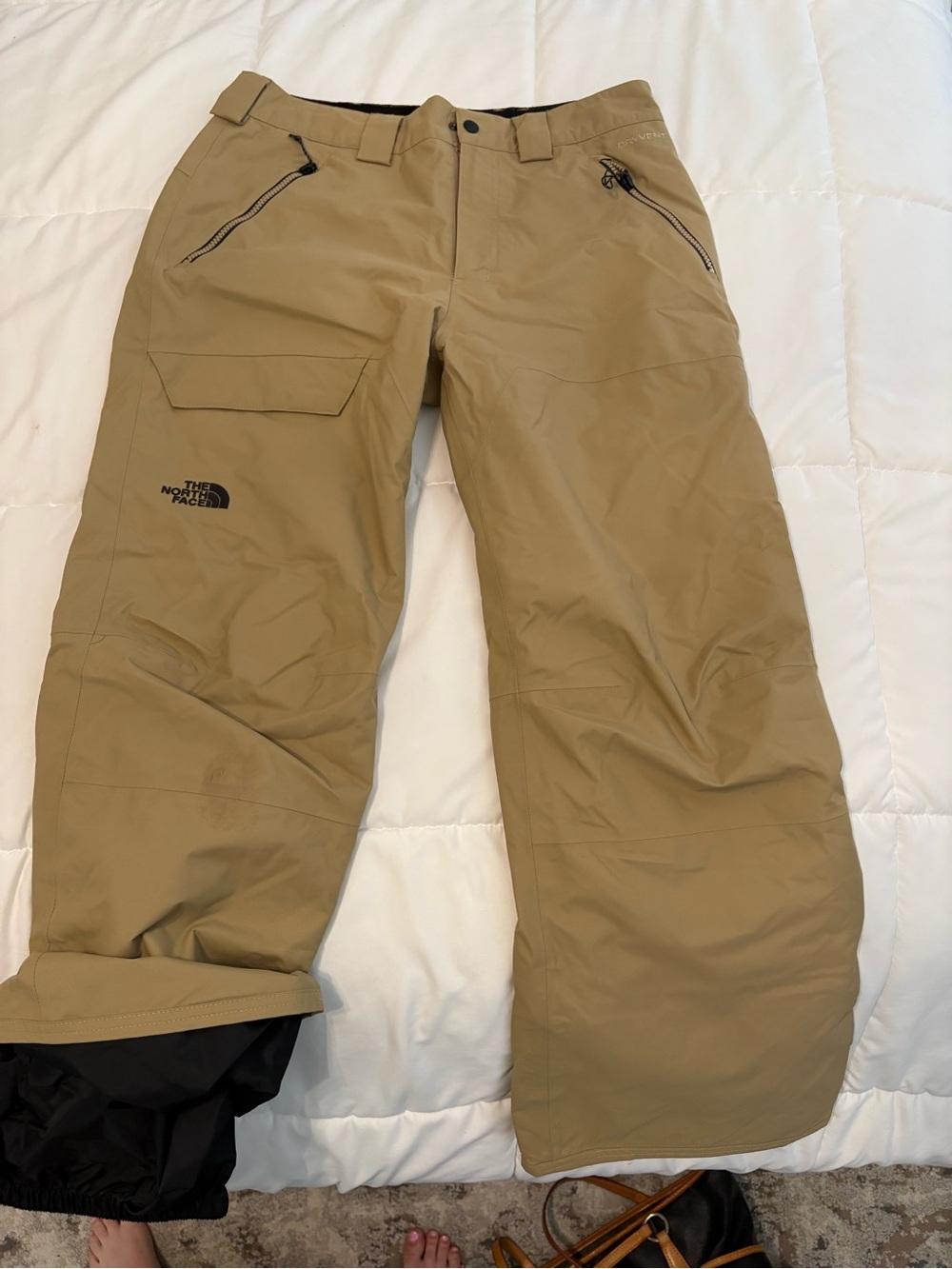 The North Face Men’s Tan Cargo Snow Pants